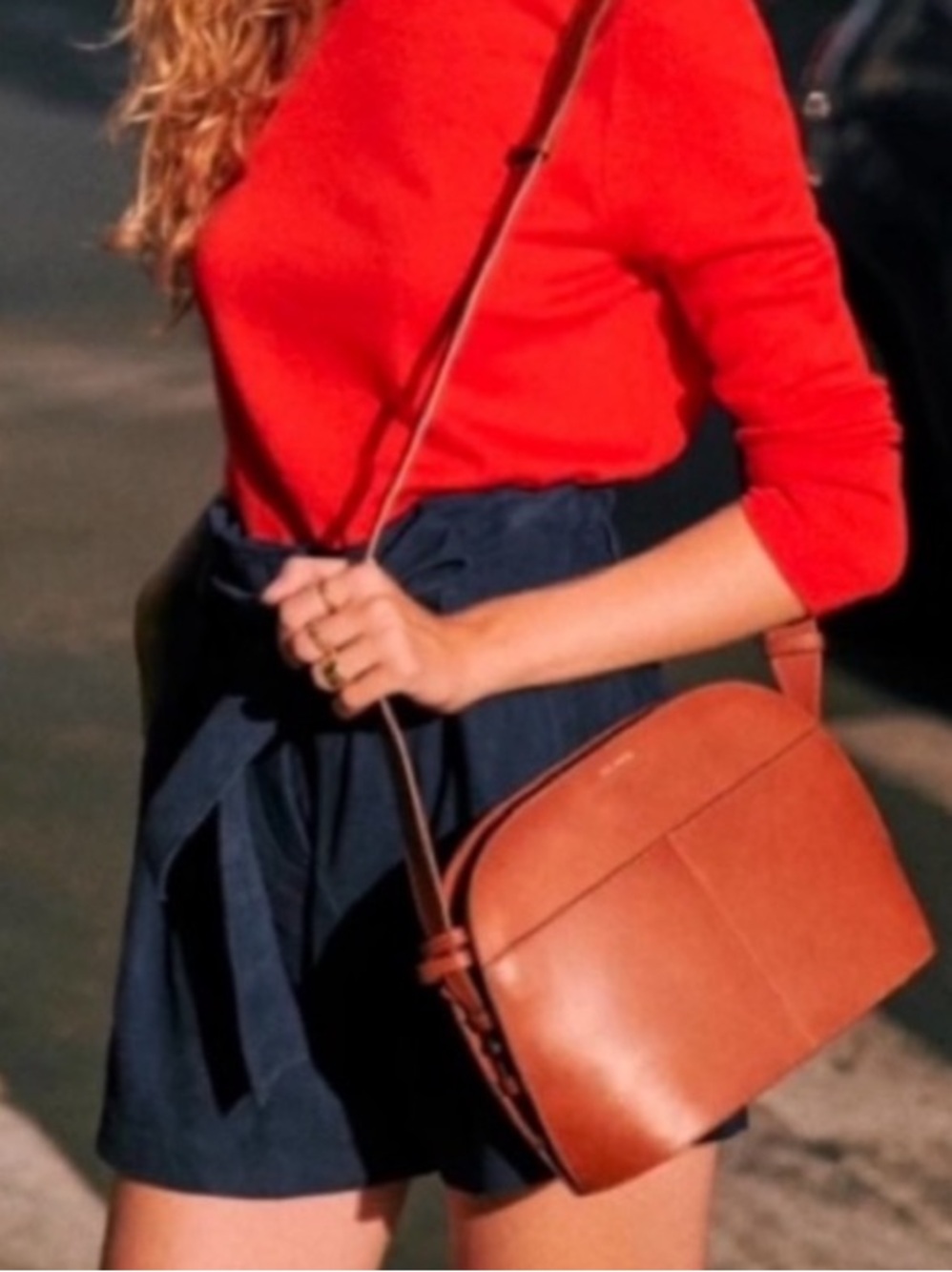 Sezane Suede Shorts Electric Blue NWT’s.